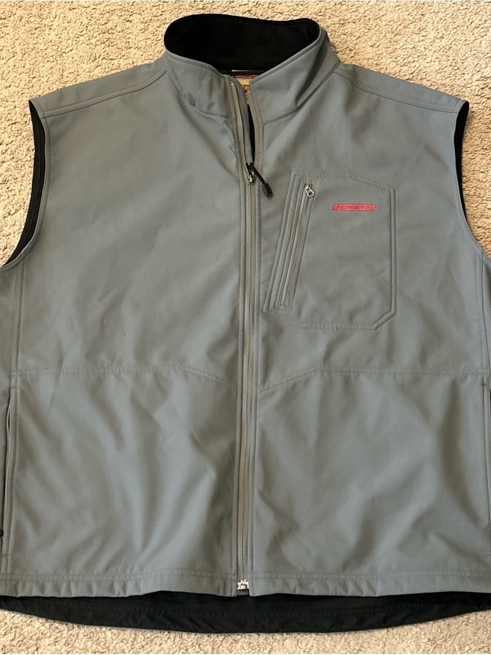 Redington CPX Soft Shell Water Repellant Fishing Vest Gray Men’s XXL Full Zip